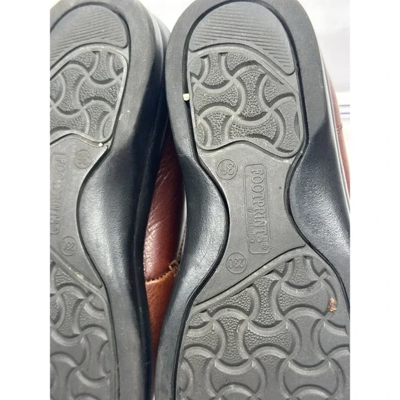 Footprints Birkenstocks Women's Comfort Shoes Size EU 36 US 5/5.5 Brown Slip Ons - Picture 8 of 11